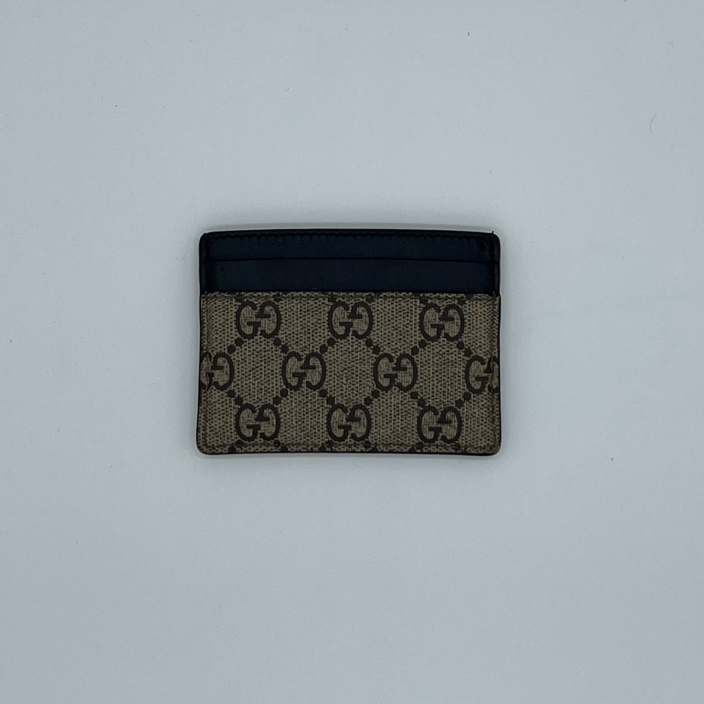 Gucci card holder Kingsnake print GG Supreme card case - Picture 3 of 3